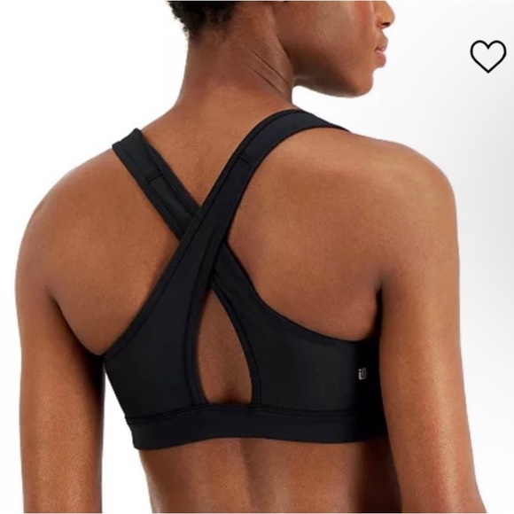 ID Ideology Performance Medium Impact Sports Bra in Black, Plus Size 2X NWT - Picture 4 of 5